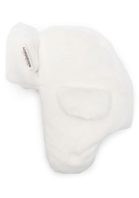 White logo-patch faux fur hat Ruslan Baginskiy - women RUSLAN BAGINSKIY | Hats | AVIH040PFFFLT040